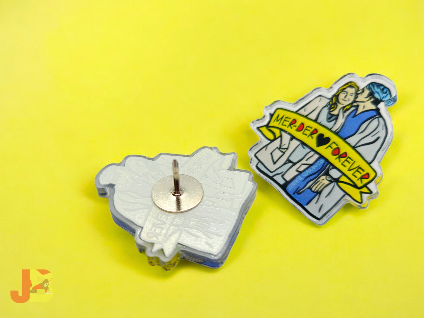 Mer-Der Forever Acrylic Pin