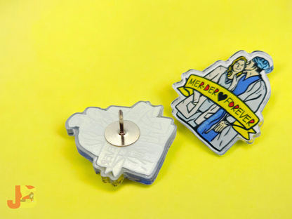 Mer-Der Forever Acrylic Pin
