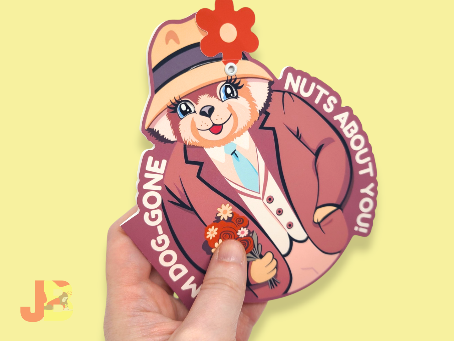 Dapper Dog Mechanical Greeting Card