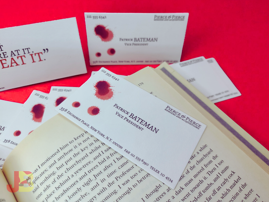 Patrick Bateman's Business Card Bookmark