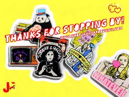 I Have to Return Some Videotapes Acrylic Pin