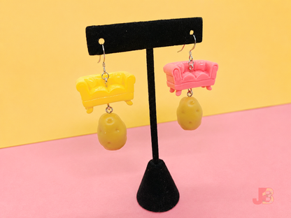 Couch Potato Earrings