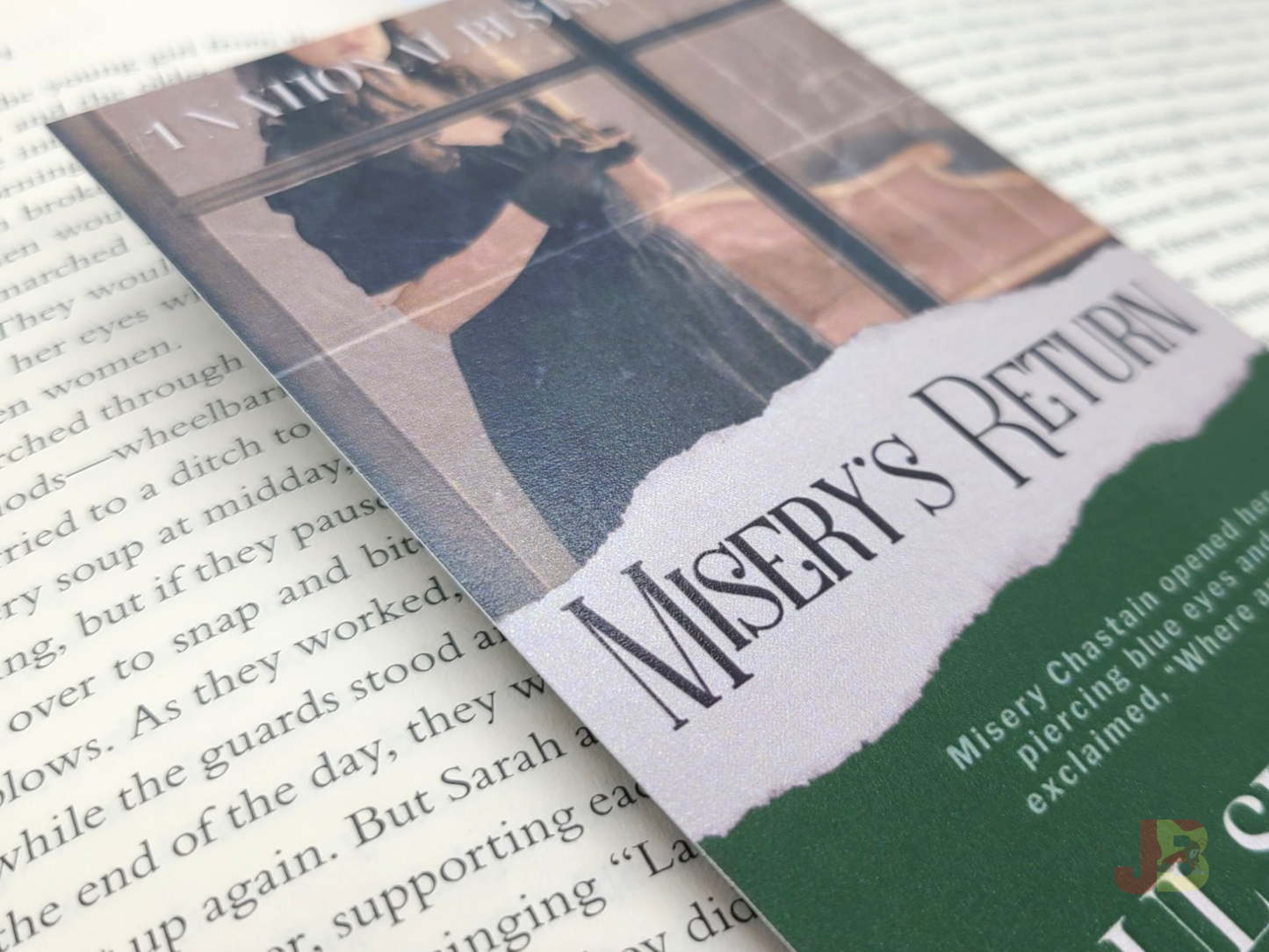 Misery's Return Novel Bookmark