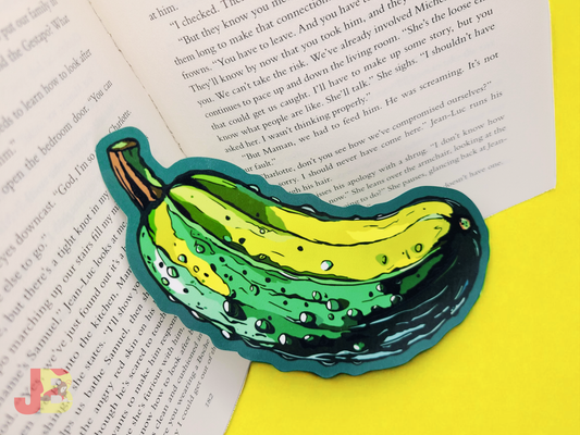 Dill-icious Pickle Bookmark