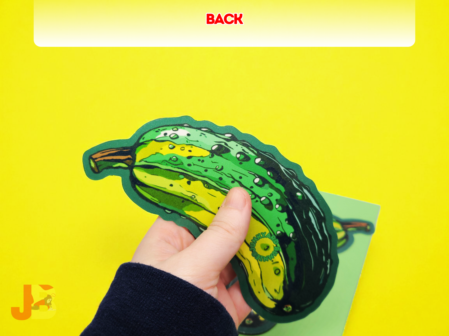 Dill-icious Pickle Bookmark