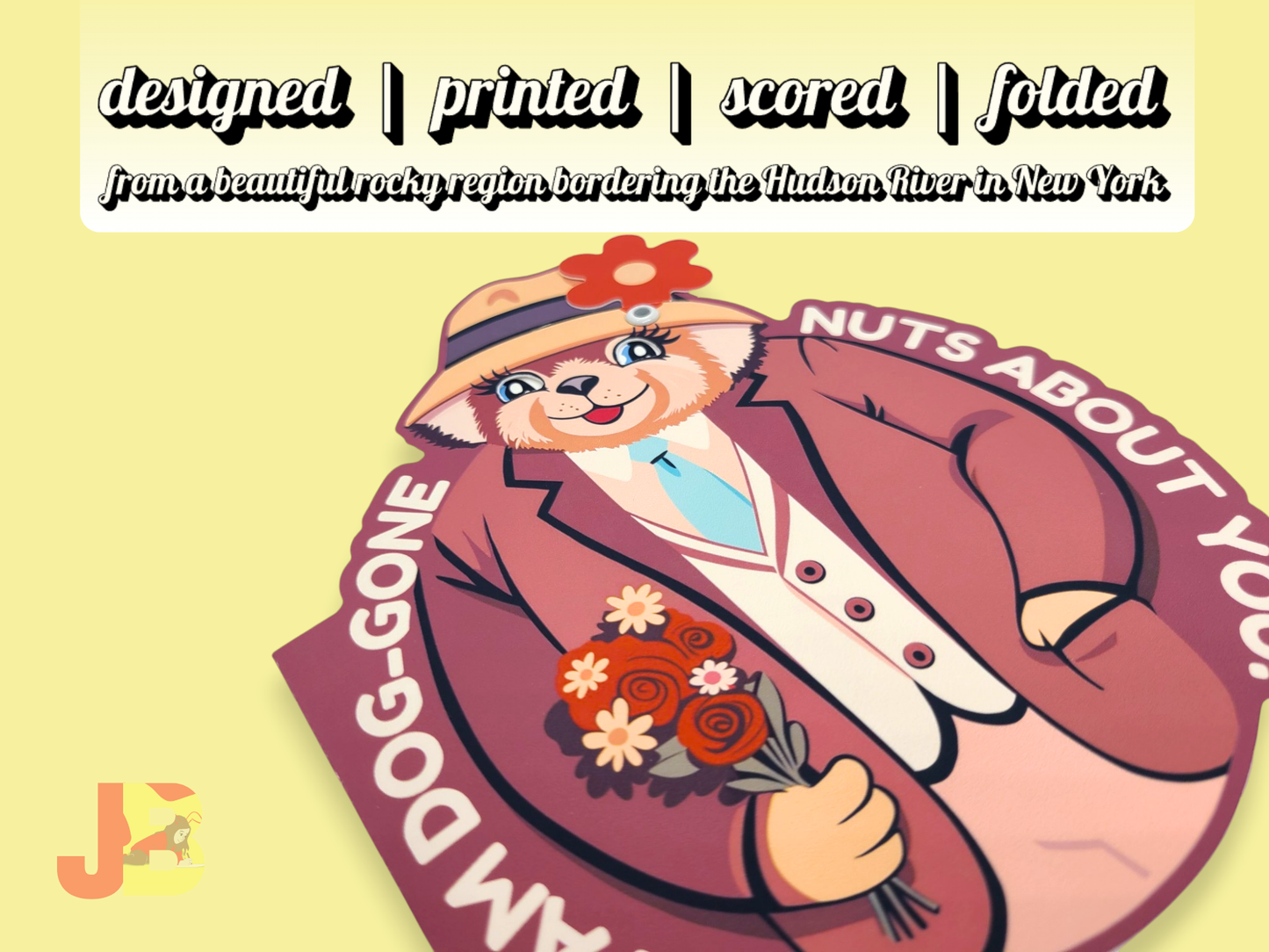 Dapper Dog Mechanical Greeting Card