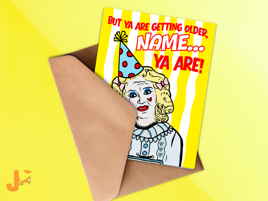 Whatever Happened To Baby Jane Birthday Card
