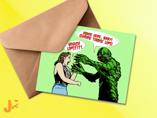 Naughty Creature Greeting Card