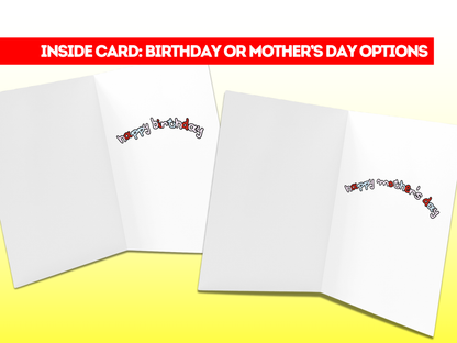 "No Wire Hangers" Funny Card for Mom