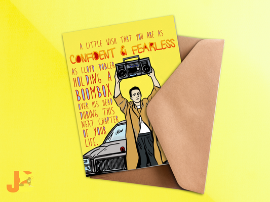 Lloyd Dobler Congratulations Card