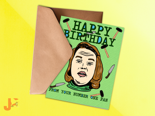 Your "Number One Fan" Birthday Card