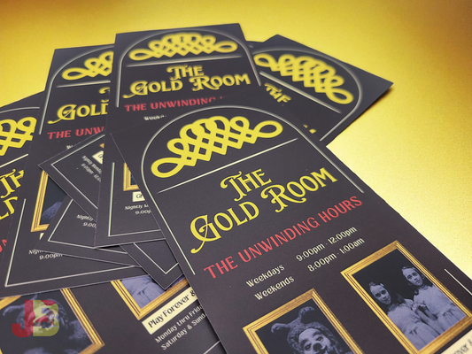 The Gold Room Sign Bookmark