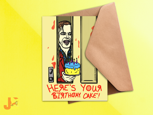 Here's Your Birthday Cake Card