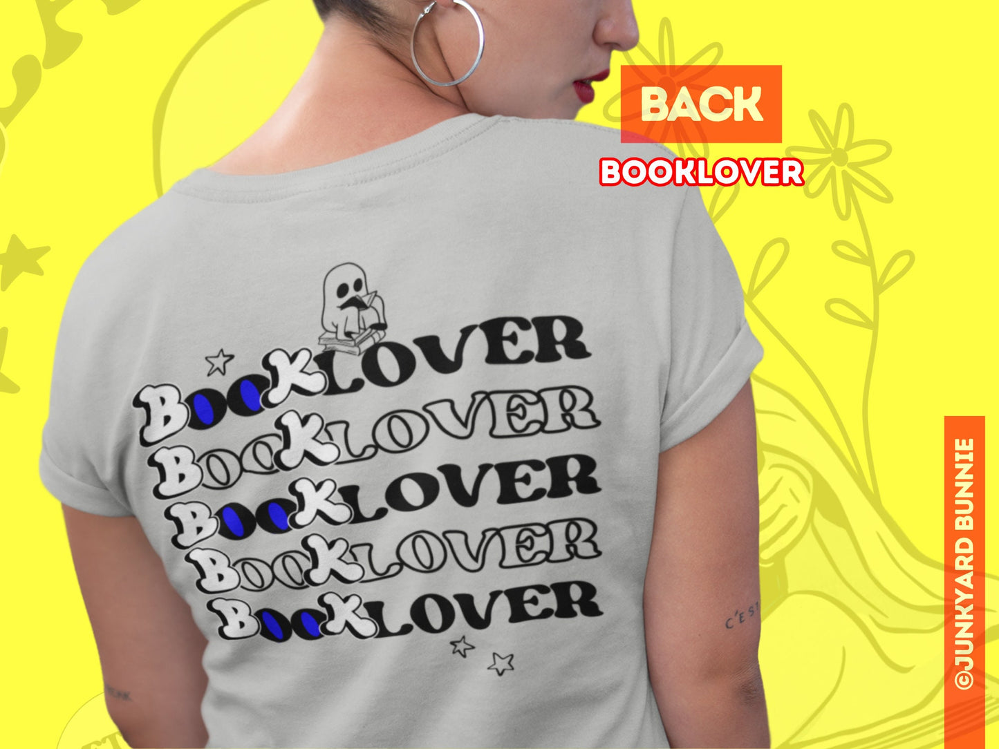 Bookish Ghost Spooky T-Shirt
