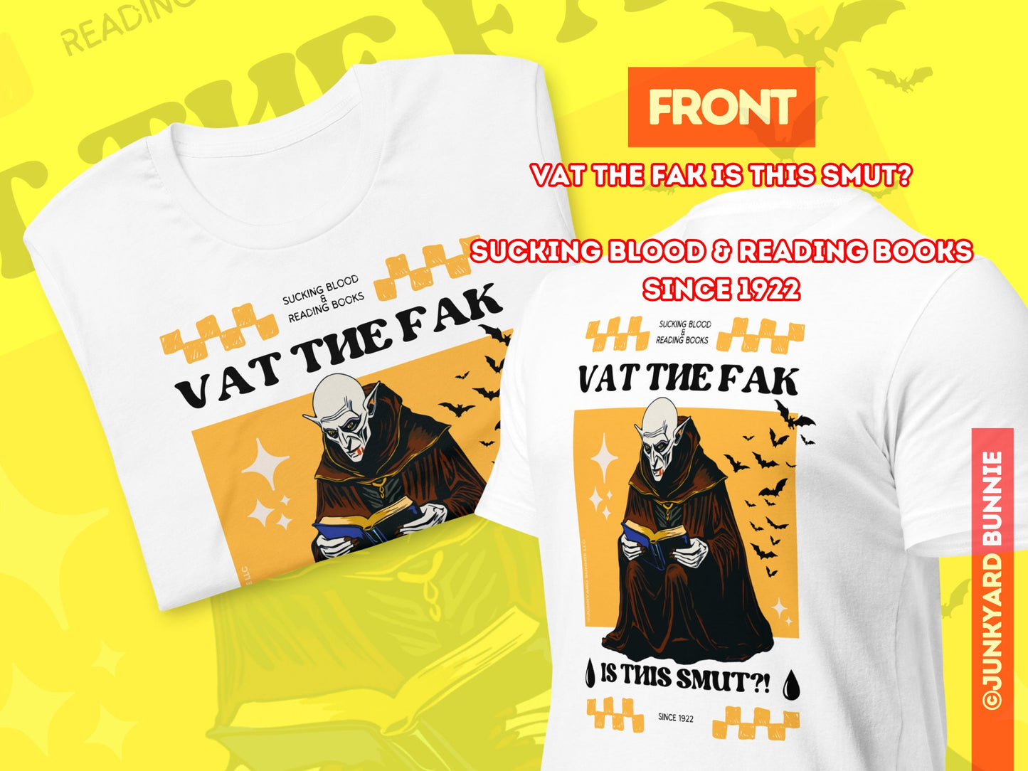 Literary Gothic Nosferatu Bookish T-Shirt