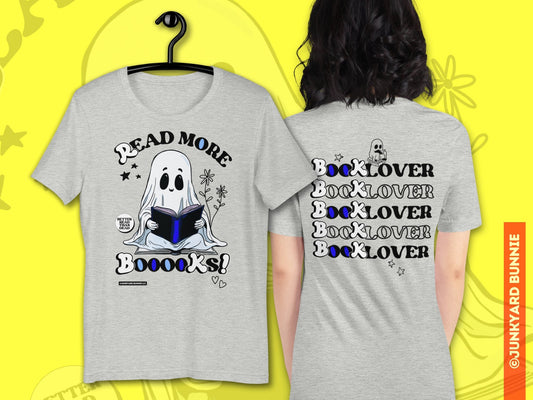 Bookish Ghost Spooky T-Shirt
