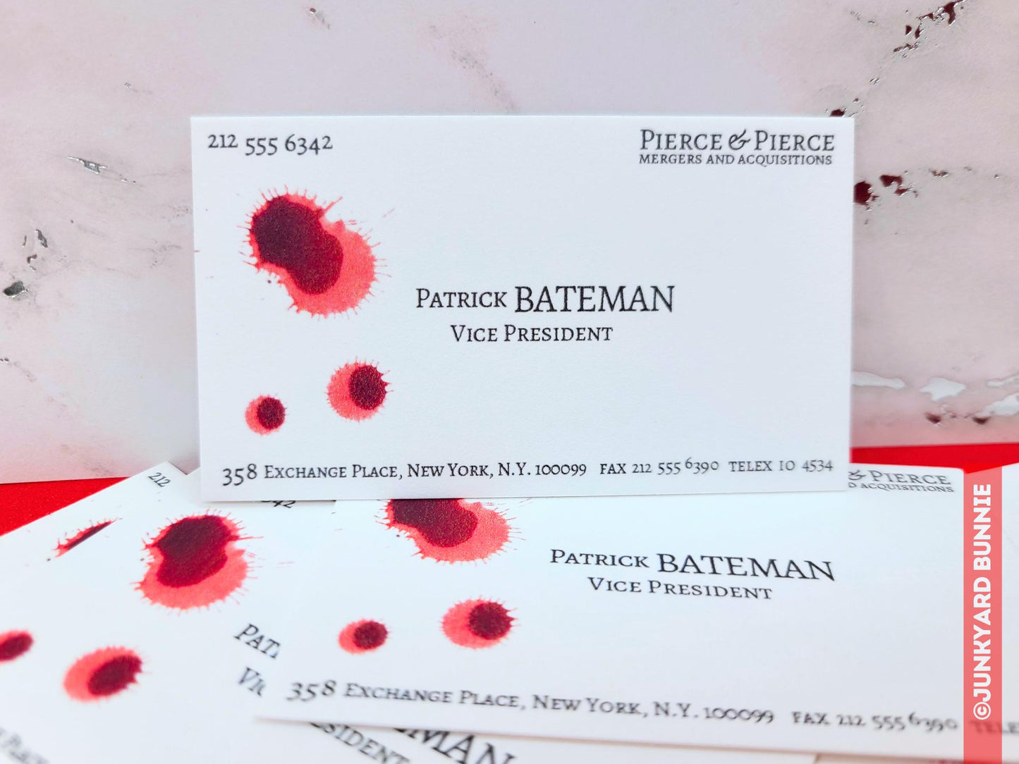 Patrick Bateman Business Card Bookmark