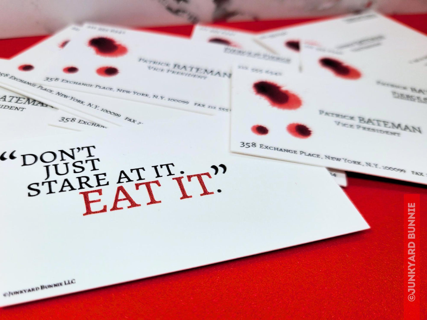 Patrick Bateman Business Card Bookmark