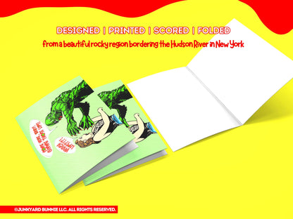 Raunchy Raccoon Trash Panda Anniversary Card