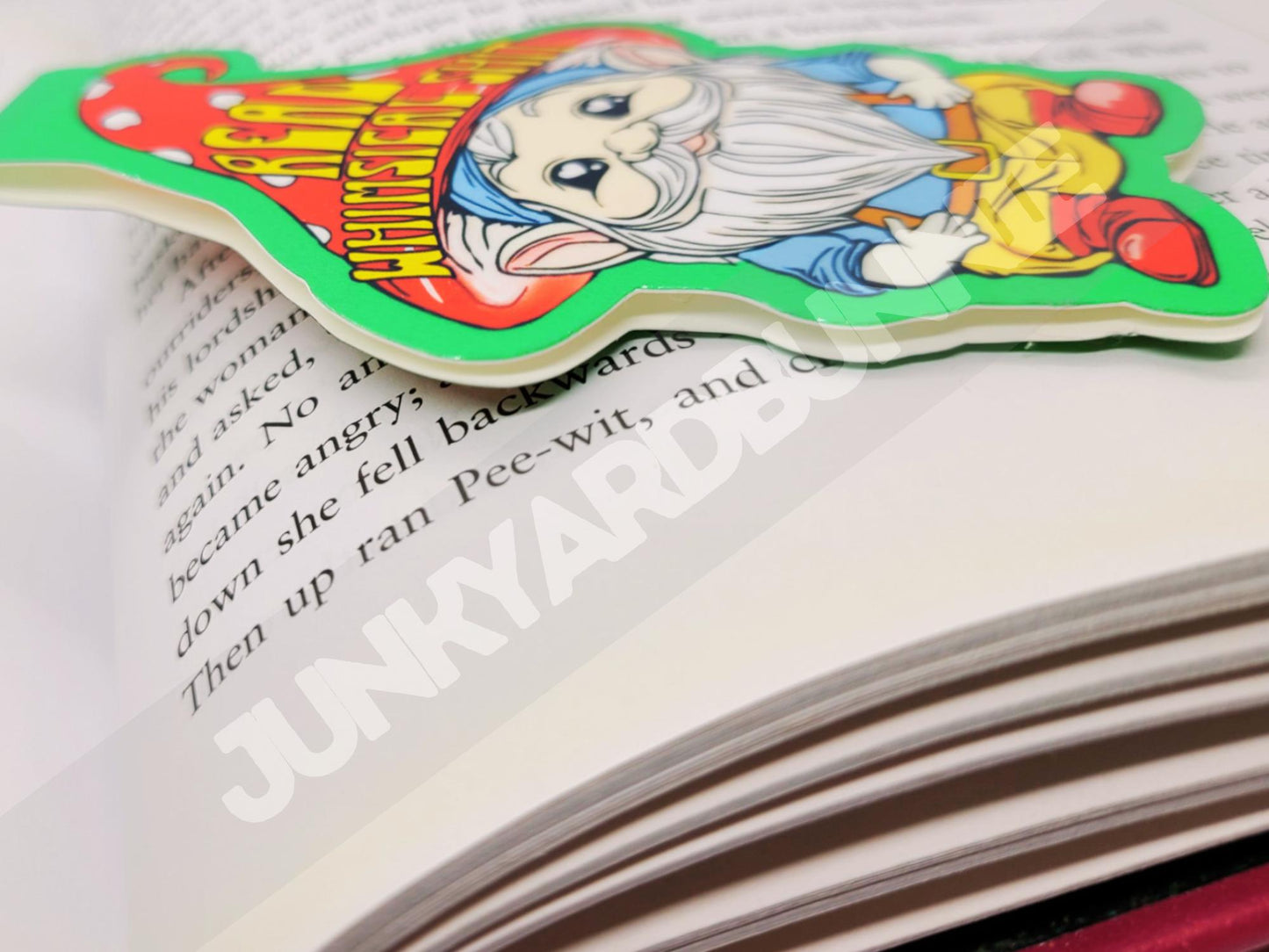 Whimsical Garden Gnome Magnetic Bookmark