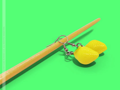 Cute Miniature Lemon Earrings