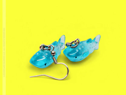Miniature Kawaii Shark Earrings