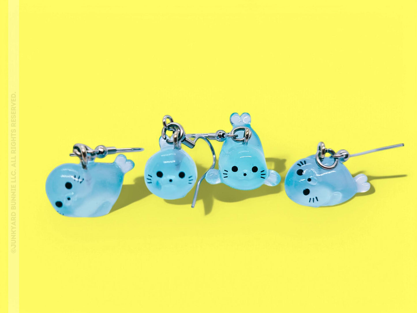 Kawaii Miniature Baby Seal Earrings