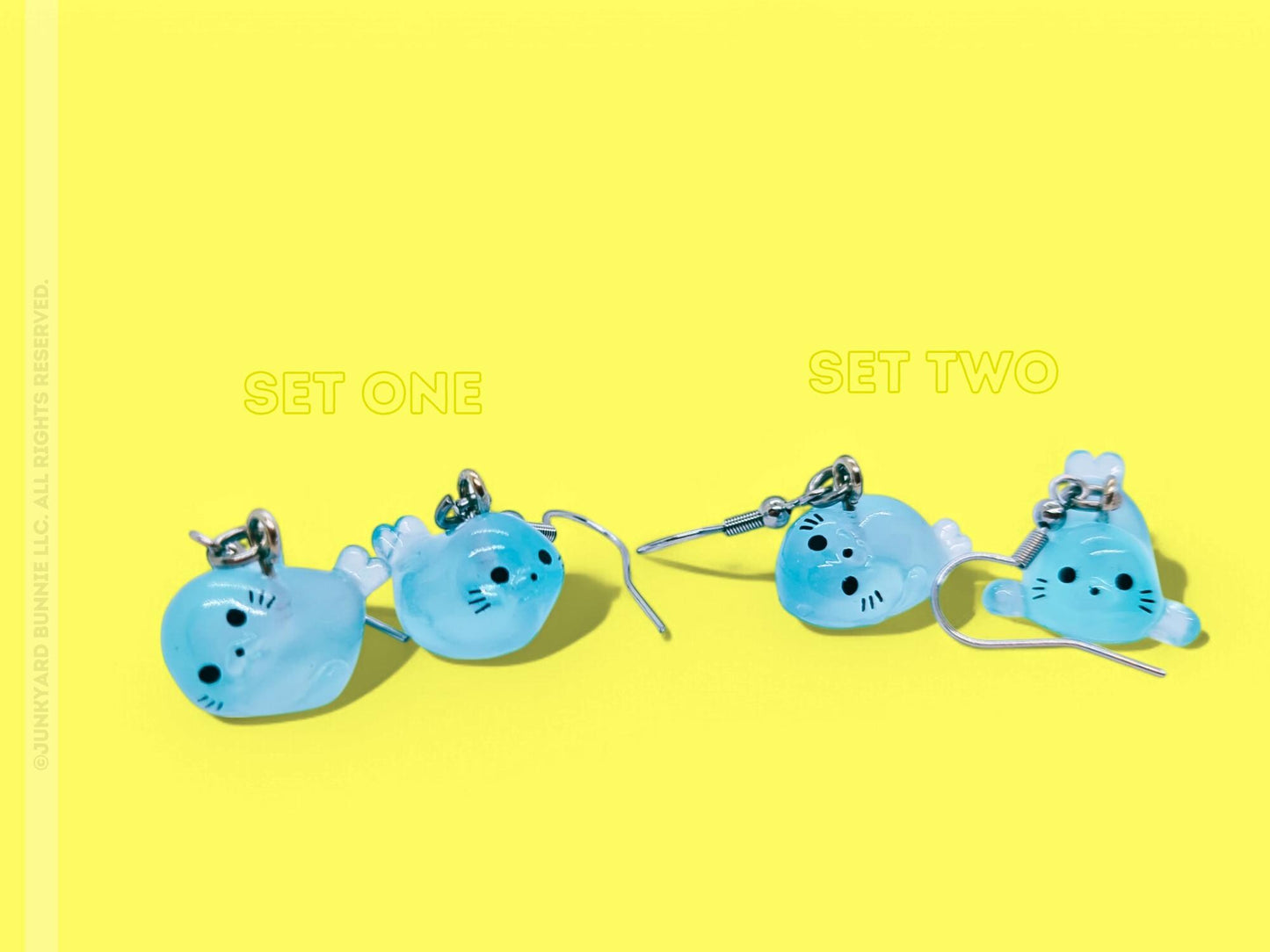 Kawaii Miniature Baby Seal Earrings