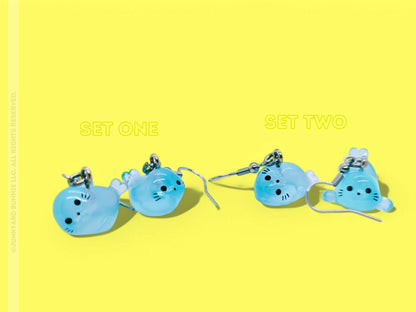 Kawaii Miniature Baby Seal Earrings