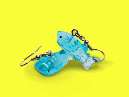 Miniature Kawaii Shark Earrings