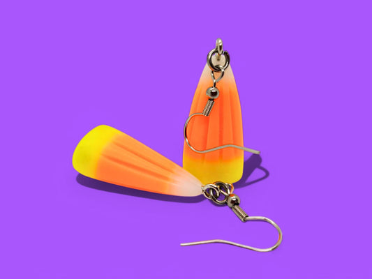 Halloween Candy Corn Earrings