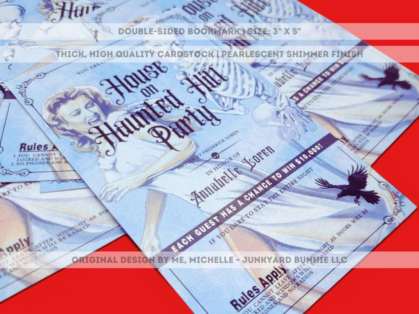 House on Haunted Hill Gothic Horror Bookmark
