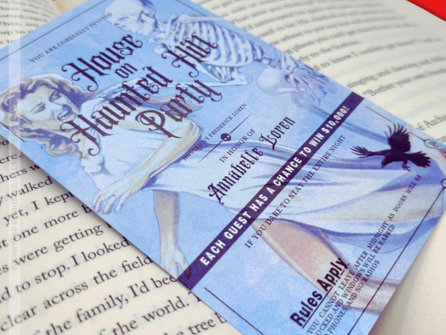 House on Haunted Hill Gothic Horror Bookmark