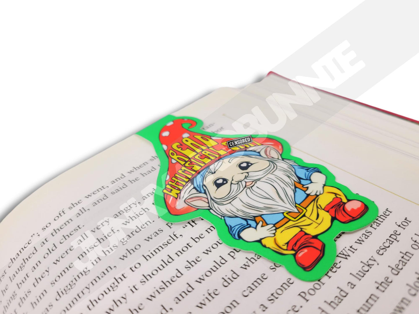 Whimsical Garden Gnome Magnetic Bookmark